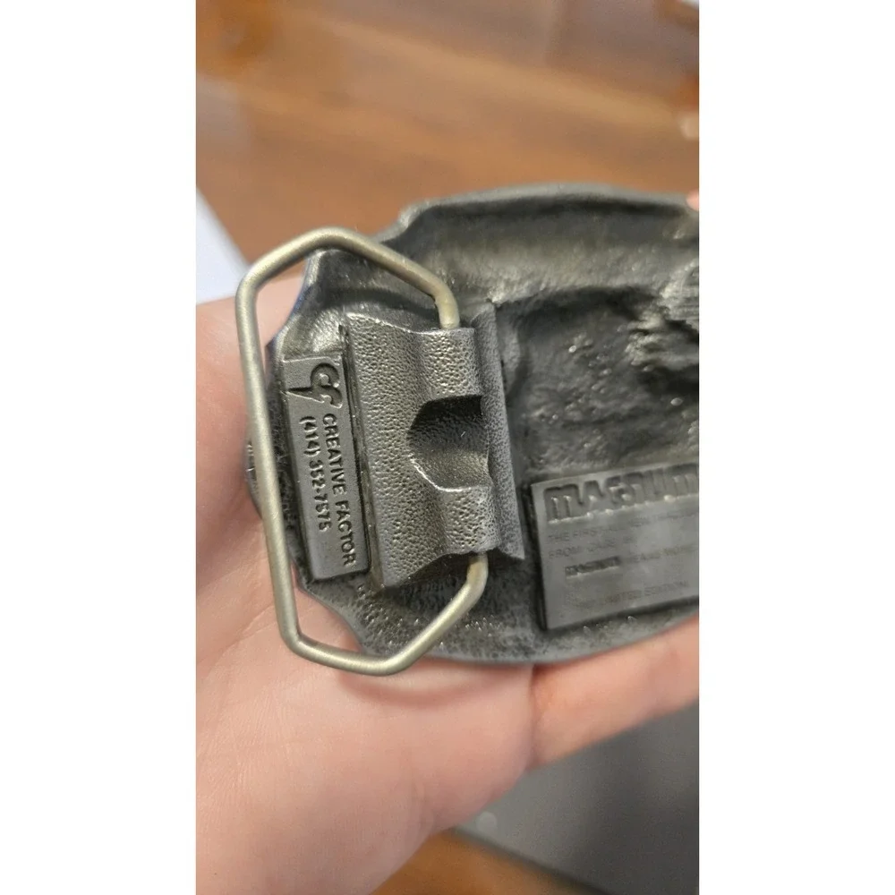 1987 CASE IH Magnum 7100 Series Pewter Belt Buckle LIMITED EDITION Tractor